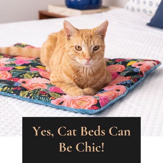 The Catnip Mat Says Yes, Cat Beds Can Be Chic!
