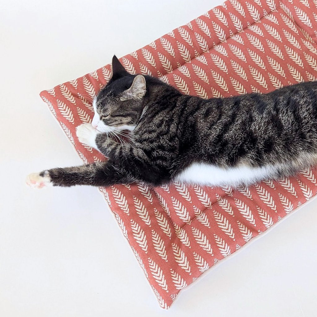 Catnip Mat | Fern Block Print