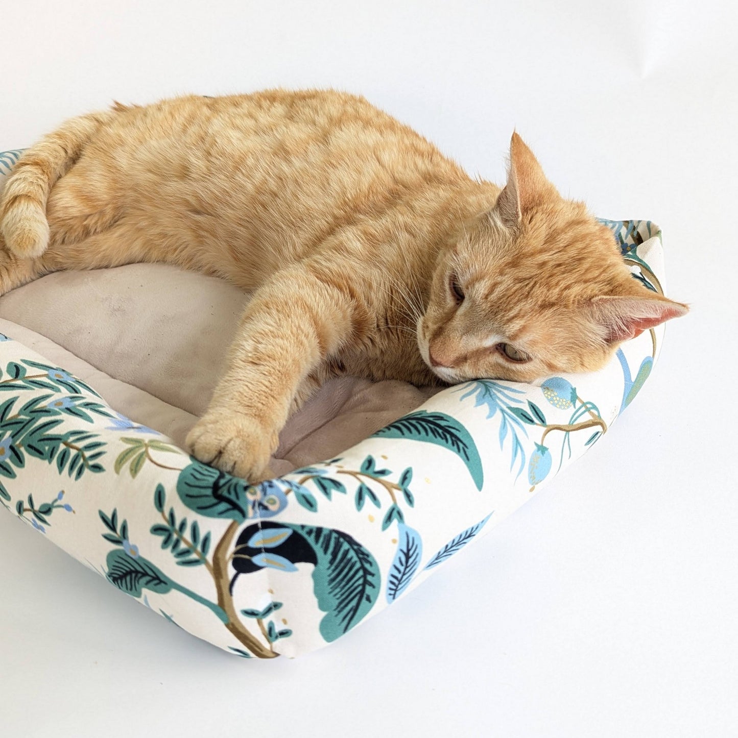 Catnip Cuddler | Rifle Paper Peacocks