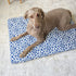 Waterproof Dog Lounger | Navy Mosaic